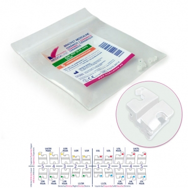 Bracket ML Cerámico Roth .018 L4R Hook r