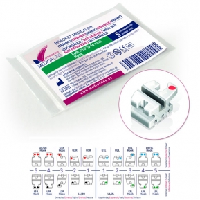 Bracket ML Cerámico  r/metal MBT .022 L3